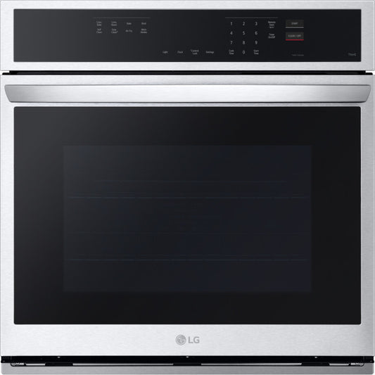 LG 30 INCH SINGLE ELECTRIC SMART WALL OVEN WITH 4.7 CU. FT. CONVECTION OVEN - WSEP4723F