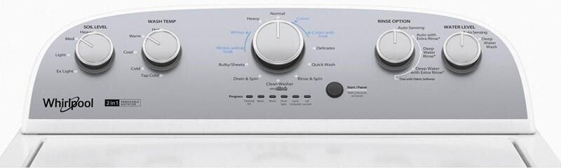 WHIRLPOOL 28 INCH TOP LOAD WASHER WITH 3.9 CU. FT. CAPACITY - WTW4957PW