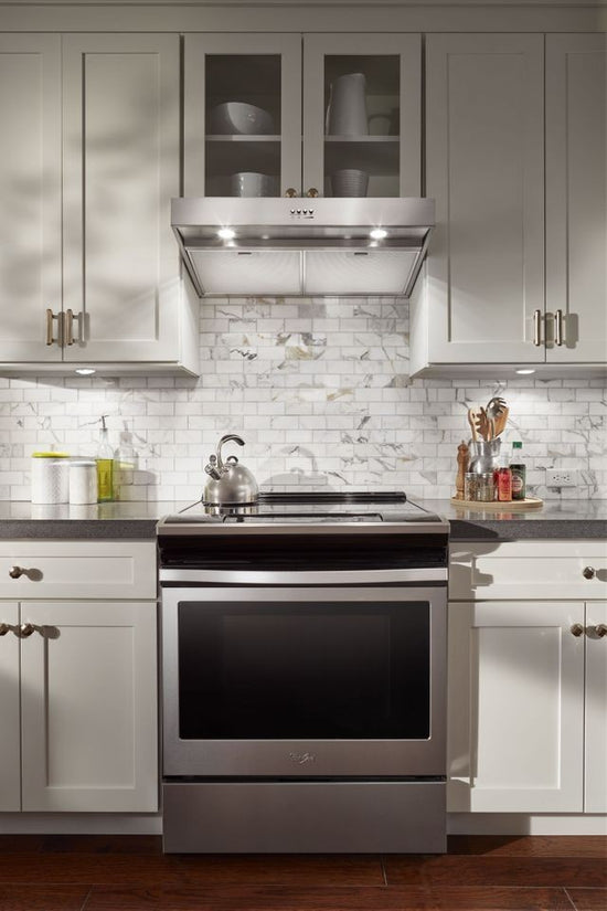Whirlpool 36 in. Ductless Under Cabinet Range Hood with LED Light in Stainless Steel - WVU37UC6FS